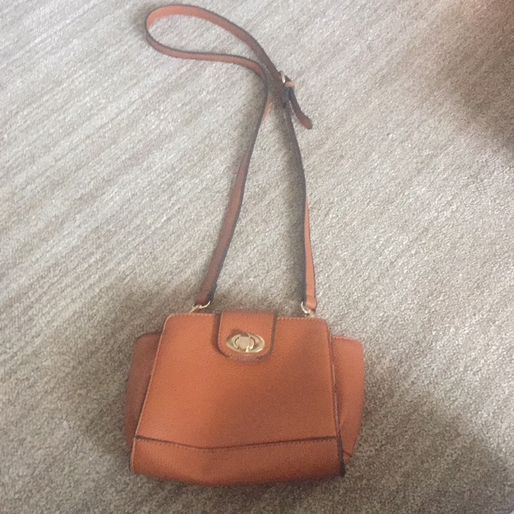 brown cross body handbag